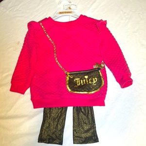Juicy Couture Sweater & Tights matching set